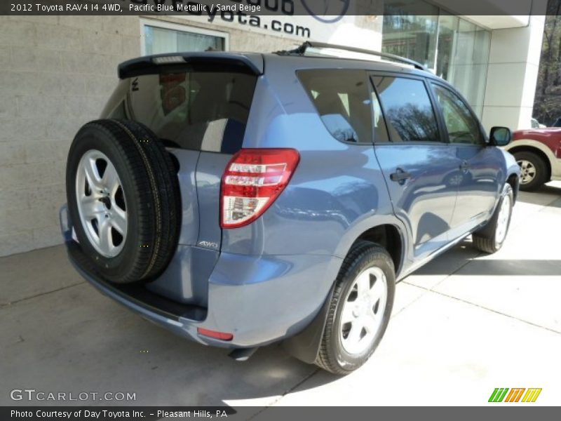 Pacific Blue Metallic / Sand Beige 2012 Toyota RAV4 I4 4WD