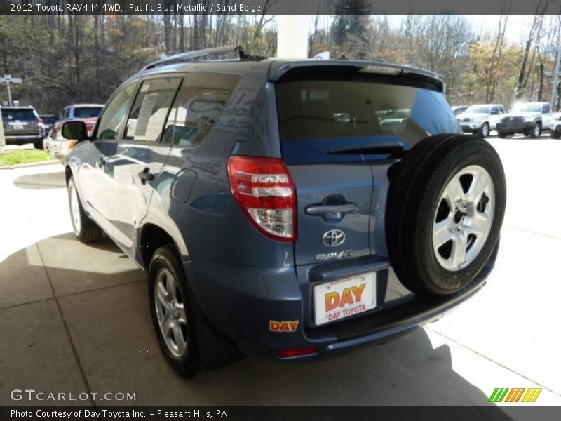 Pacific Blue Metallic / Sand Beige 2012 Toyota RAV4 I4 4WD