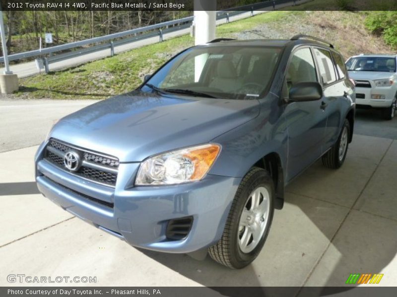 Pacific Blue Metallic / Sand Beige 2012 Toyota RAV4 I4 4WD