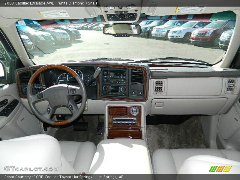 White Diamond / Shale 2003 Cadillac Escalade AWD