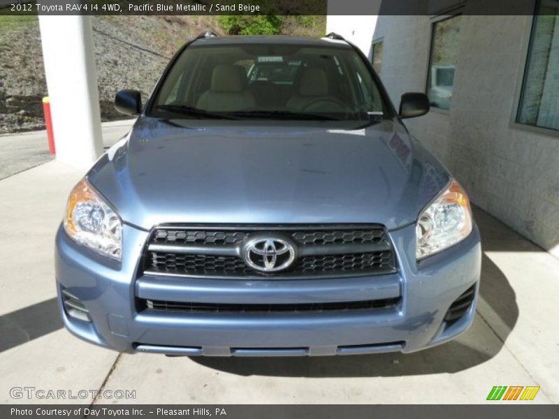 Pacific Blue Metallic / Sand Beige 2012 Toyota RAV4 I4 4WD