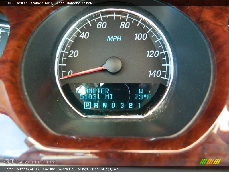 White Diamond / Shale 2003 Cadillac Escalade AWD