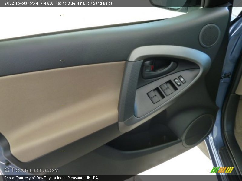 Pacific Blue Metallic / Sand Beige 2012 Toyota RAV4 I4 4WD