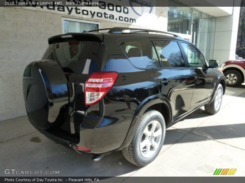 Black / Sand Beige 2012 Toyota RAV4 Limited 4WD