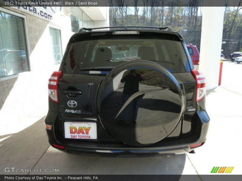 Black / Sand Beige 2012 Toyota RAV4 Limited 4WD