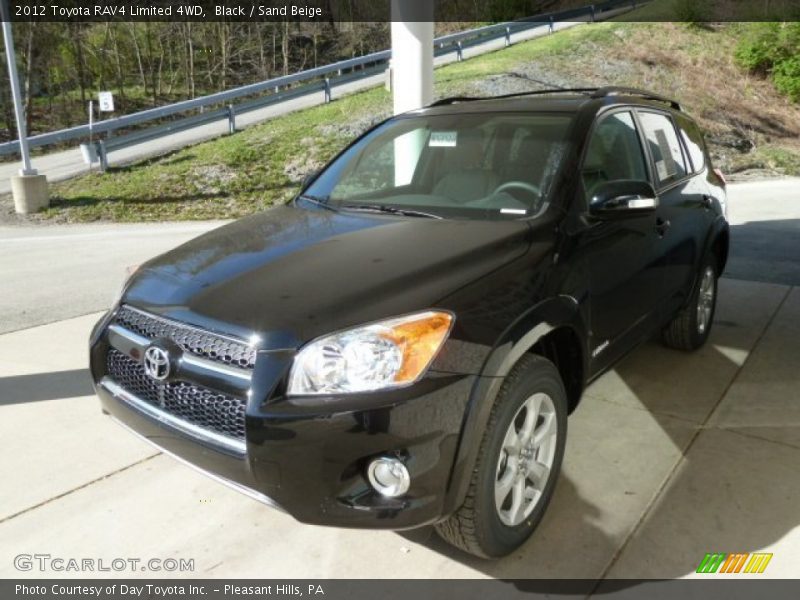 Black / Sand Beige 2012 Toyota RAV4 Limited 4WD