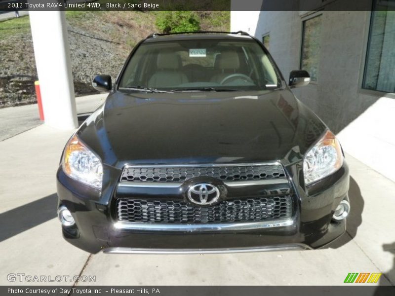 Black / Sand Beige 2012 Toyota RAV4 Limited 4WD