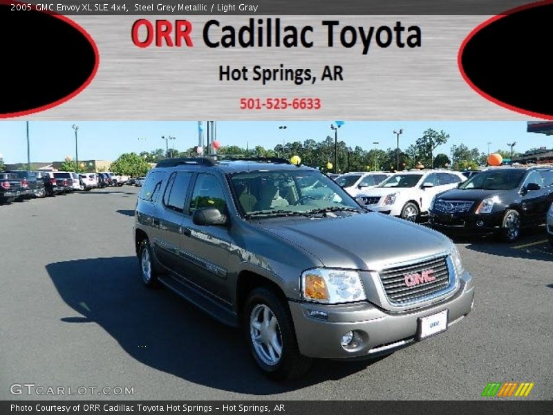 Steel Grey Metallic / Light Gray 2005 GMC Envoy XL SLE 4x4
