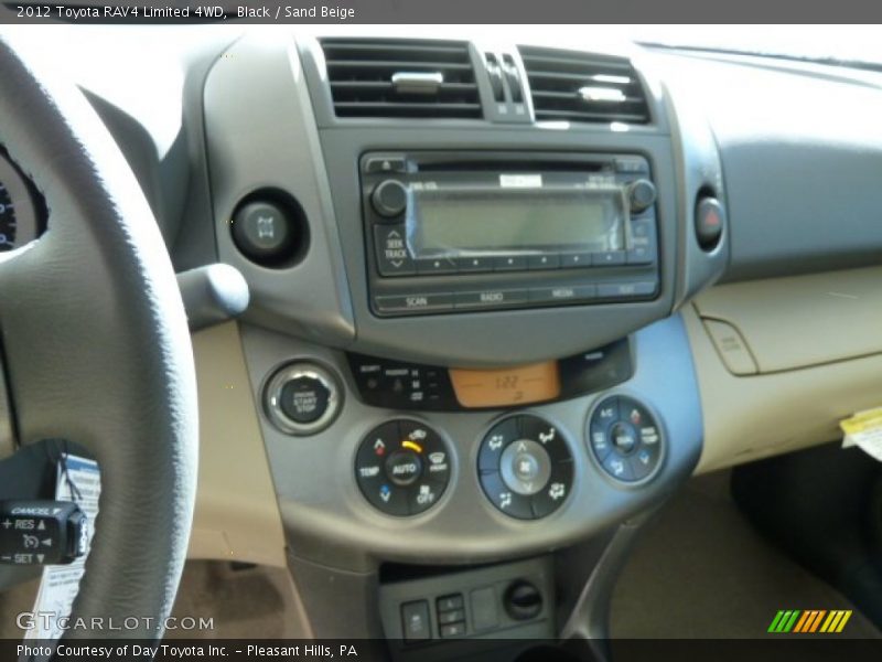 Black / Sand Beige 2012 Toyota RAV4 Limited 4WD