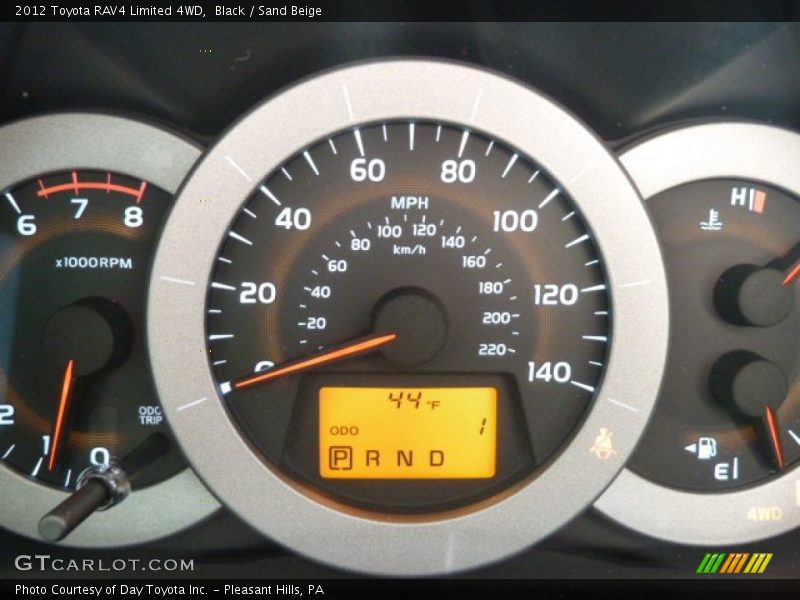 Black / Sand Beige 2012 Toyota RAV4 Limited 4WD