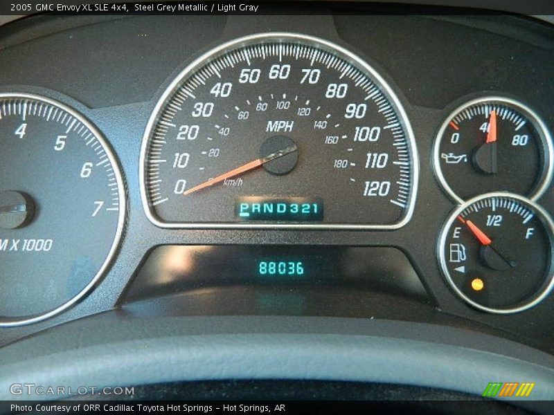 Steel Grey Metallic / Light Gray 2005 GMC Envoy XL SLE 4x4