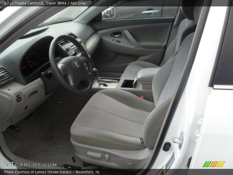 Super White / Ash Gray 2010 Toyota Camry LE