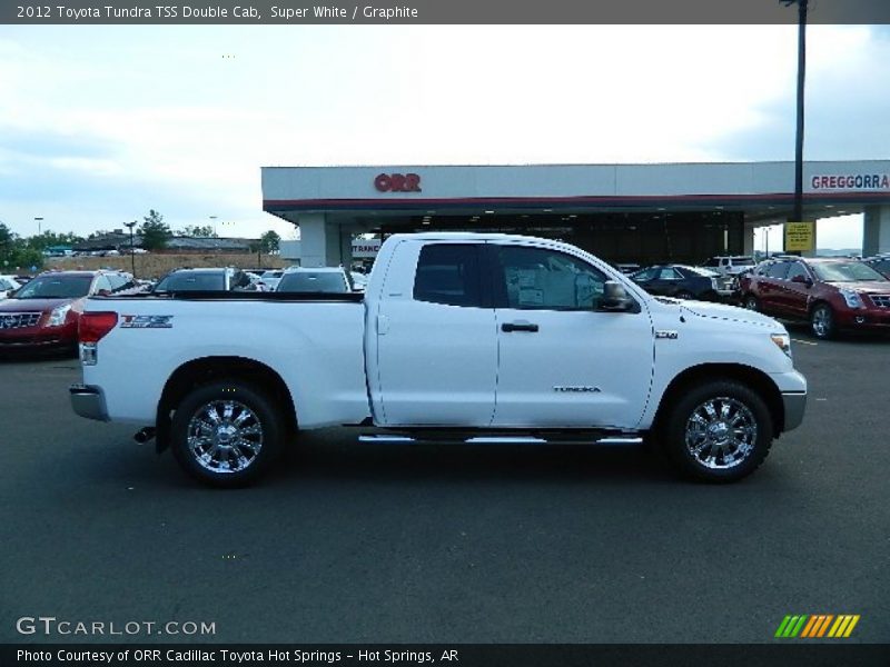 Super White / Graphite 2012 Toyota Tundra TSS Double Cab