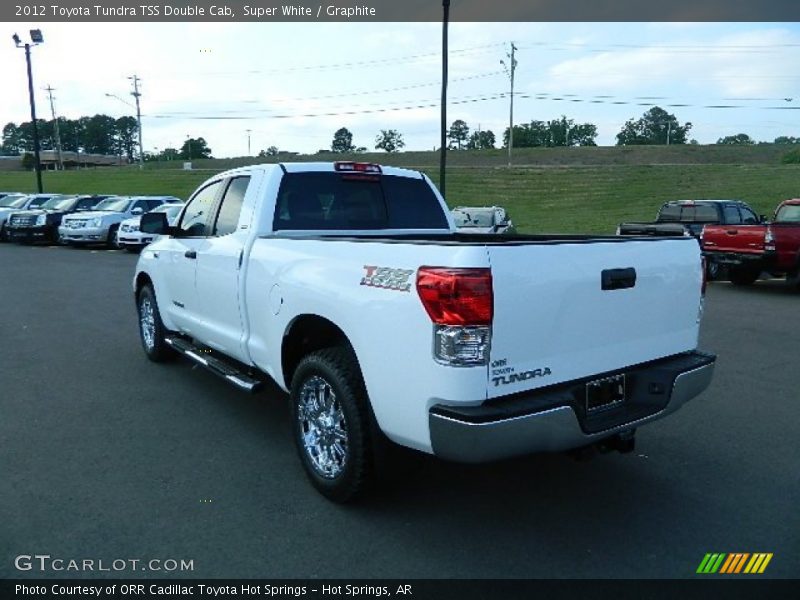 Super White / Graphite 2012 Toyota Tundra TSS Double Cab