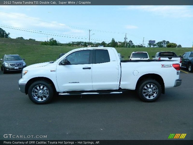 Super White / Graphite 2012 Toyota Tundra TSS Double Cab