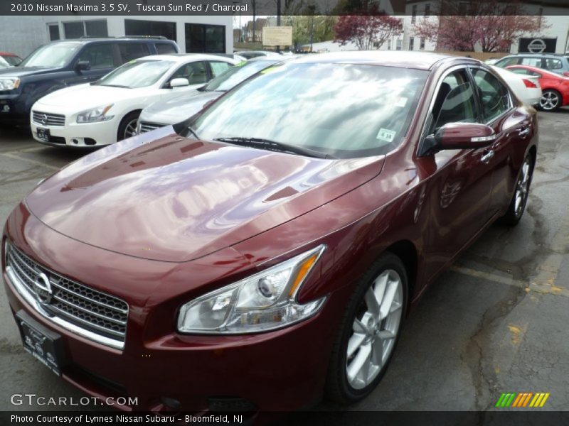 Tuscan Sun Red / Charcoal 2010 Nissan Maxima 3.5 SV