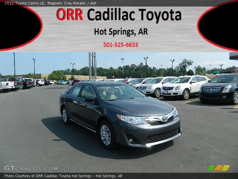 Magnetic Gray Metallic / Ash 2012 Toyota Camry LE
