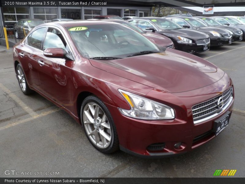 Tuscan Sun Red / Charcoal 2010 Nissan Maxima 3.5 SV