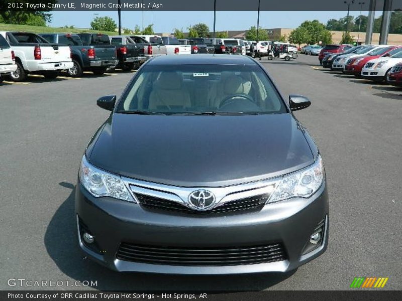 Magnetic Gray Metallic / Ash 2012 Toyota Camry LE