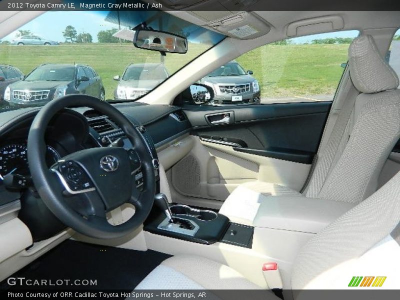Magnetic Gray Metallic / Ash 2012 Toyota Camry LE