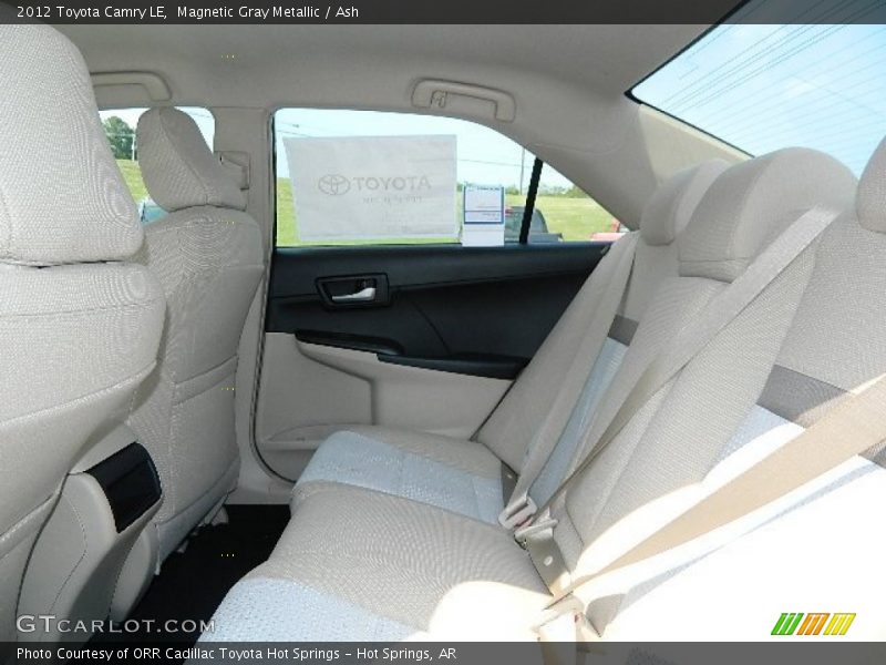 Magnetic Gray Metallic / Ash 2012 Toyota Camry LE