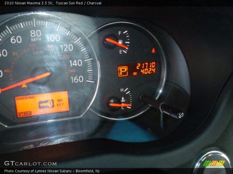 Tuscan Sun Red / Charcoal 2010 Nissan Maxima 3.5 SV
