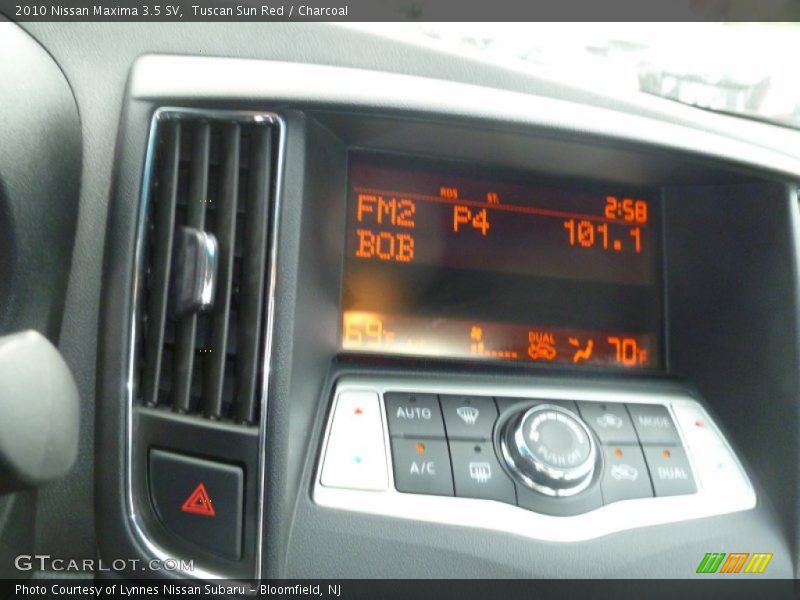 Tuscan Sun Red / Charcoal 2010 Nissan Maxima 3.5 SV