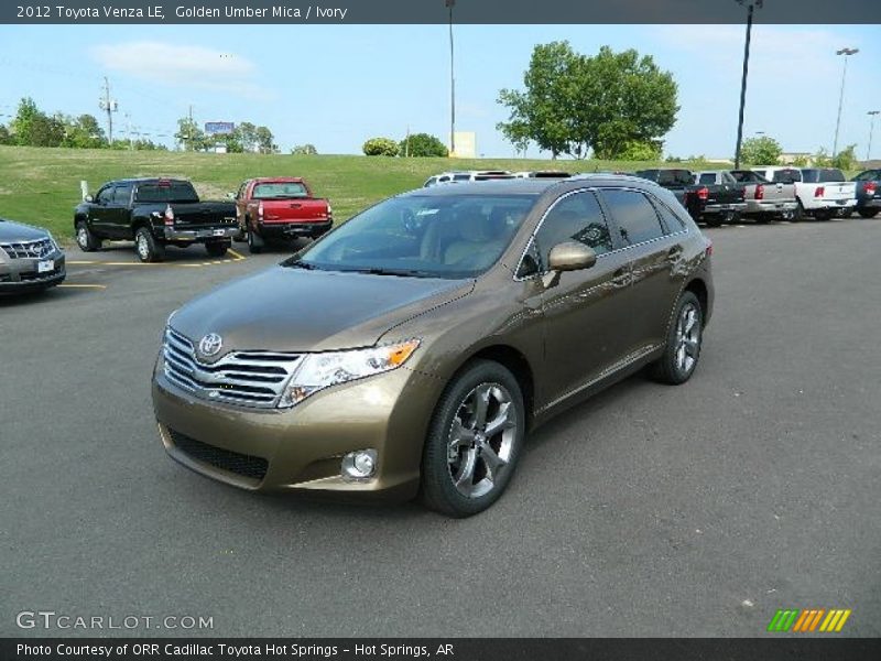 Golden Umber Mica / Ivory 2012 Toyota Venza LE