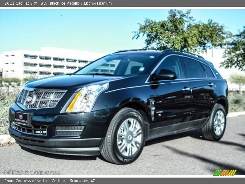 Black Ice Metallic / Ebony/Titanium 2011 Cadillac SRX FWD