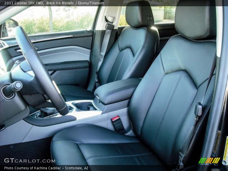 Black Ice Metallic / Ebony/Titanium 2011 Cadillac SRX FWD