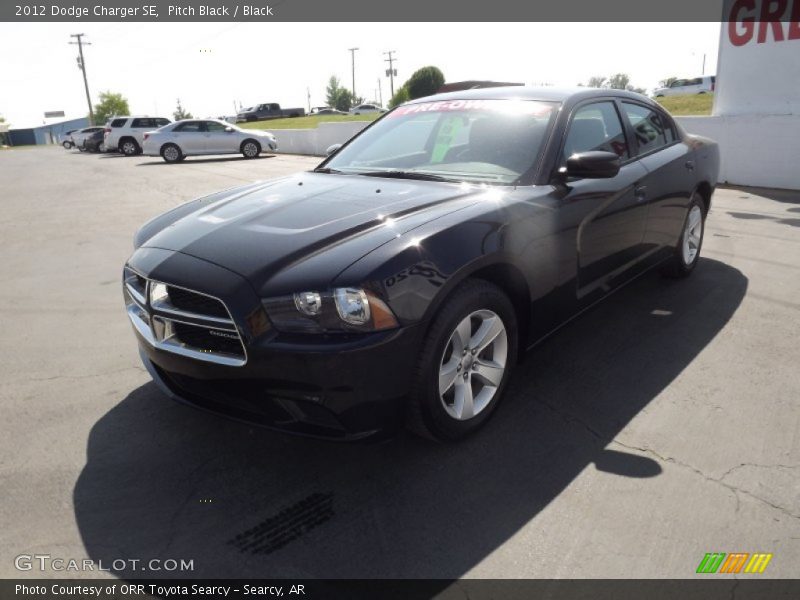 Pitch Black / Black 2012 Dodge Charger SE