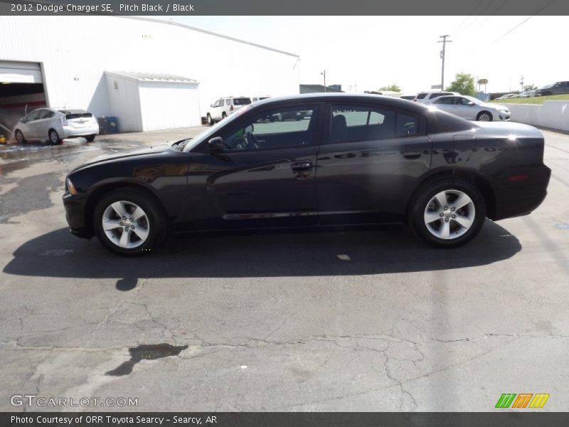 Pitch Black / Black 2012 Dodge Charger SE