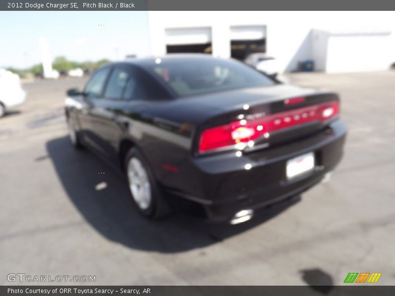 Pitch Black / Black 2012 Dodge Charger SE