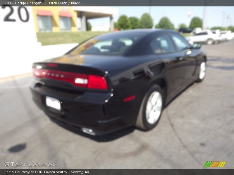 Pitch Black / Black 2012 Dodge Charger SE