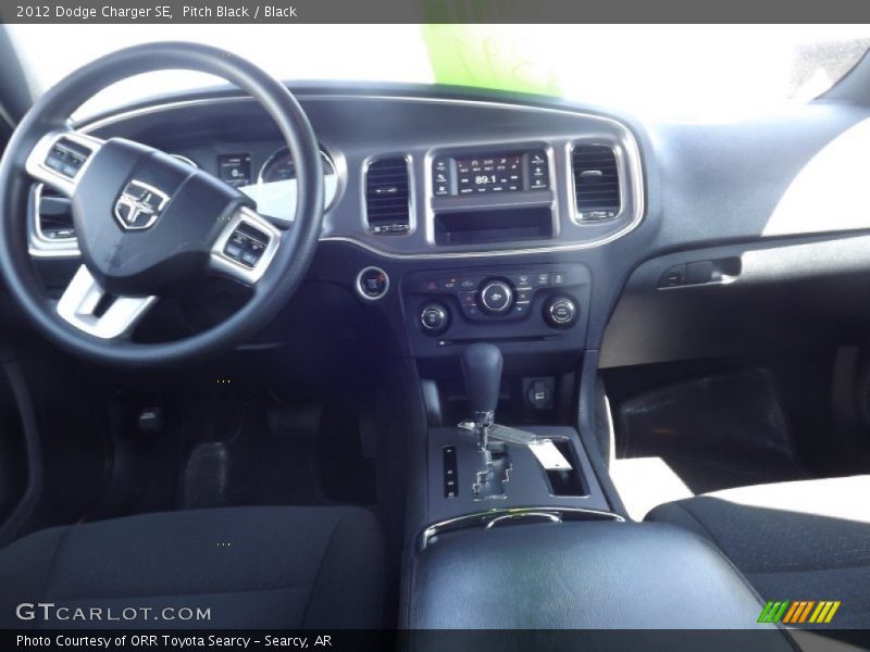 Pitch Black / Black 2012 Dodge Charger SE