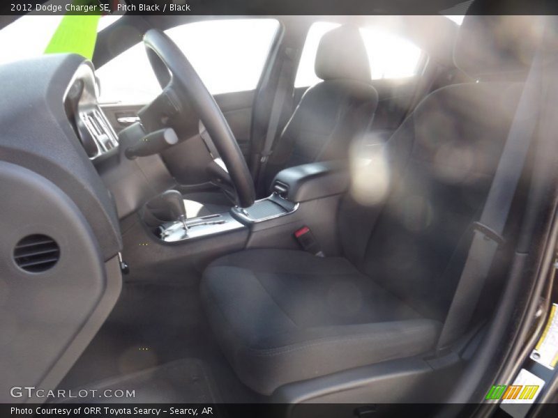 Pitch Black / Black 2012 Dodge Charger SE