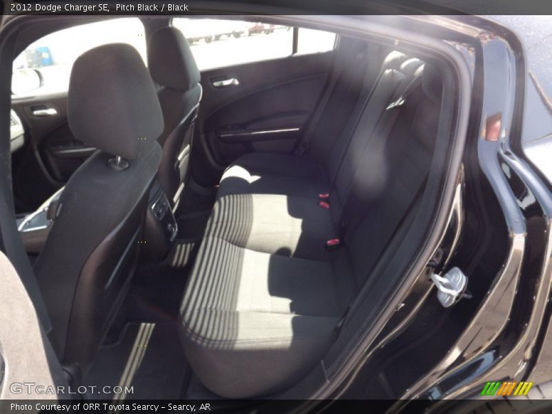 Pitch Black / Black 2012 Dodge Charger SE