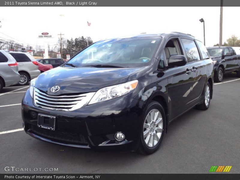 Black / Light Gray 2011 Toyota Sienna Limited AWD