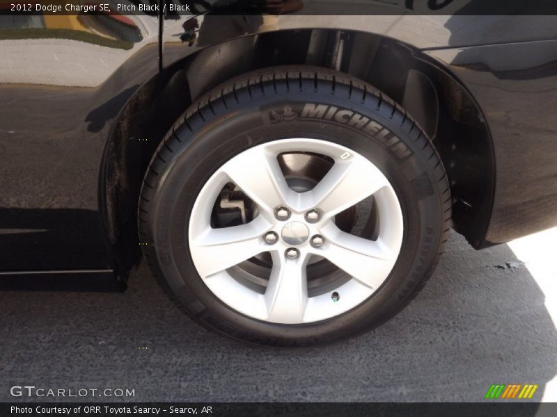 Pitch Black / Black 2012 Dodge Charger SE