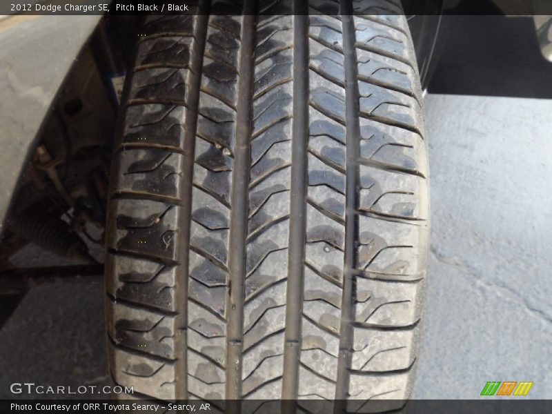 Pitch Black / Black 2012 Dodge Charger SE