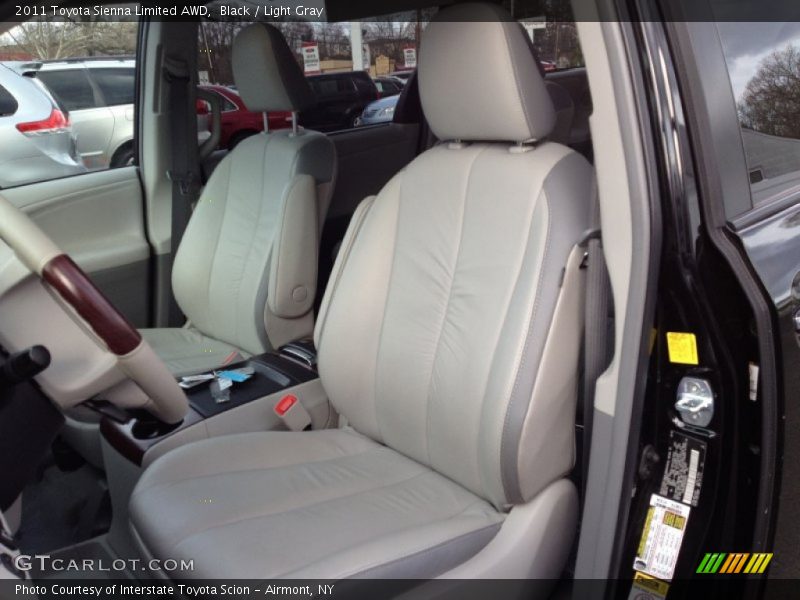 Black / Light Gray 2011 Toyota Sienna Limited AWD
