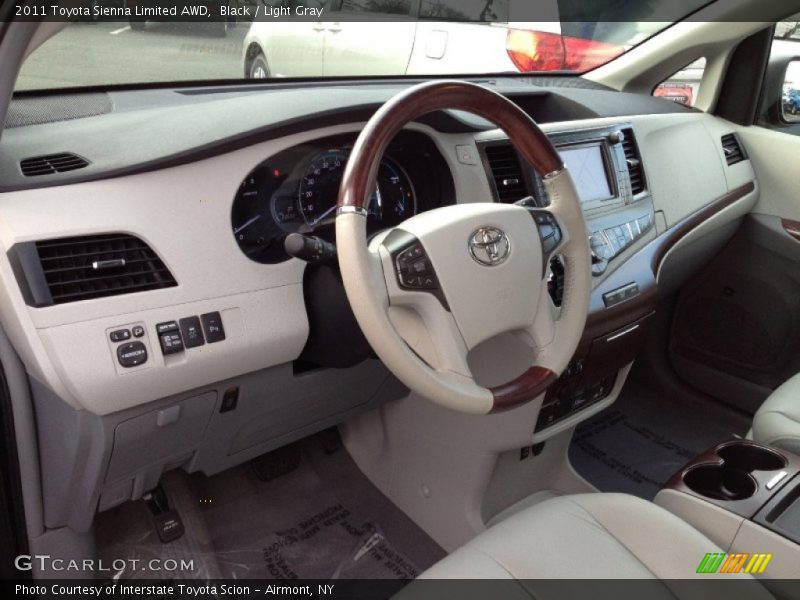 Black / Light Gray 2011 Toyota Sienna Limited AWD