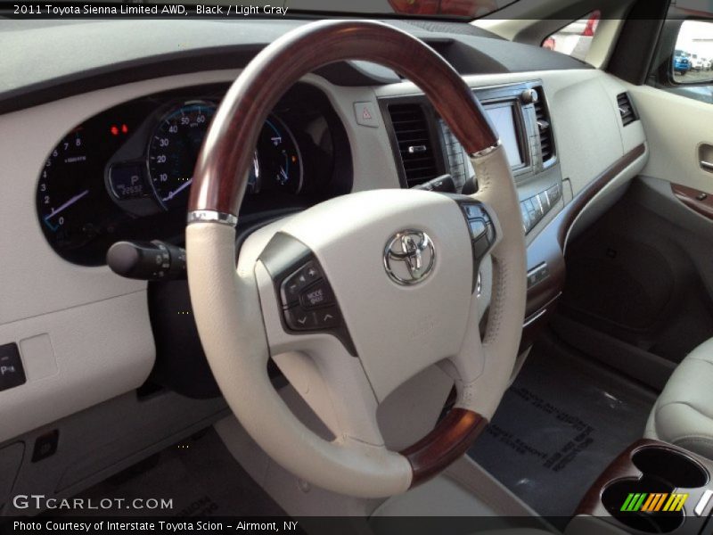 Black / Light Gray 2011 Toyota Sienna Limited AWD