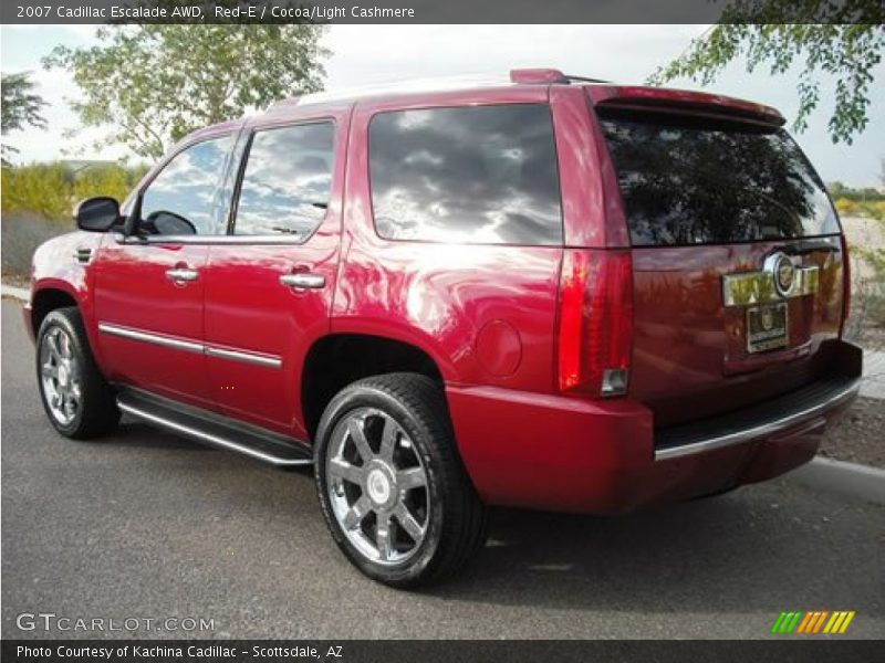 Red-E / Cocoa/Light Cashmere 2007 Cadillac Escalade AWD