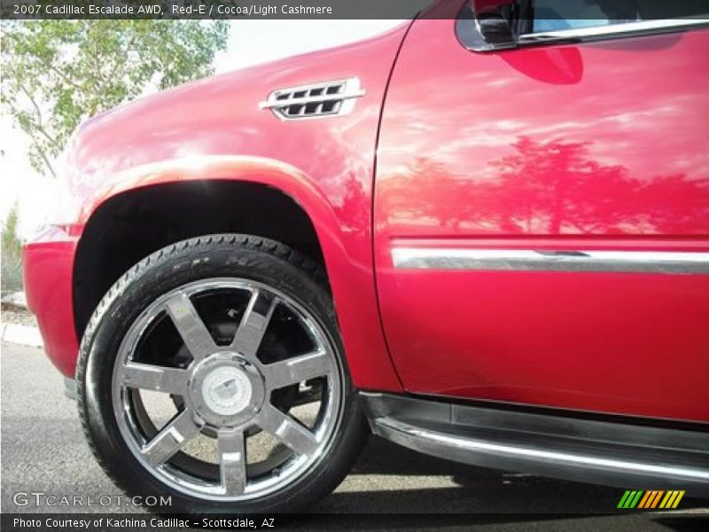Red-E / Cocoa/Light Cashmere 2007 Cadillac Escalade AWD