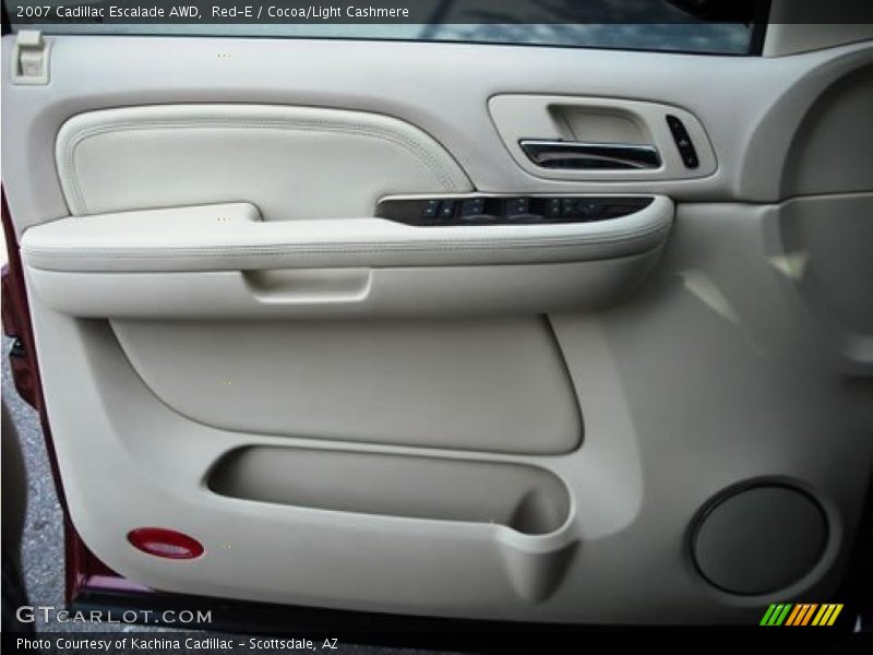 Red-E / Cocoa/Light Cashmere 2007 Cadillac Escalade AWD