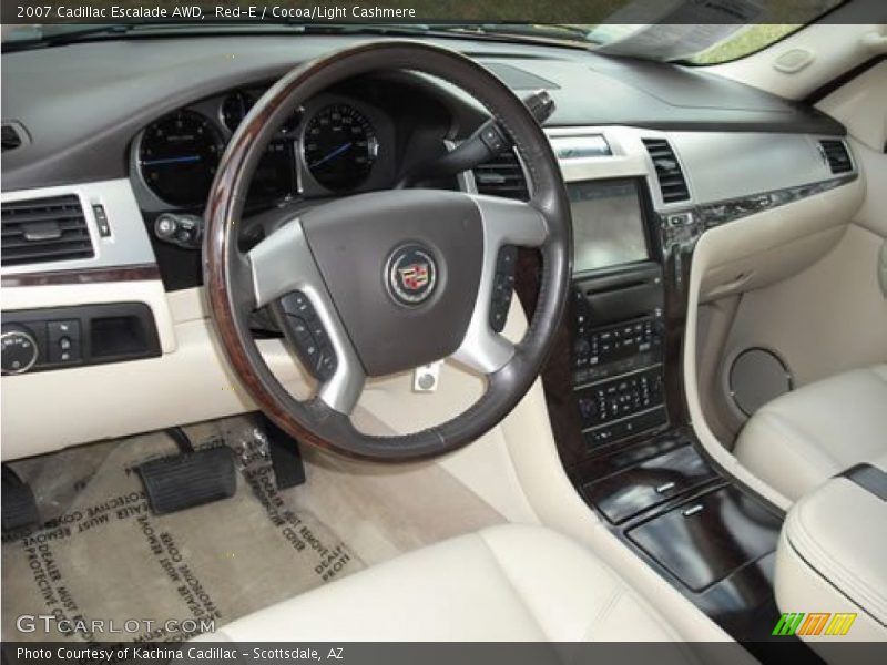 Red-E / Cocoa/Light Cashmere 2007 Cadillac Escalade AWD