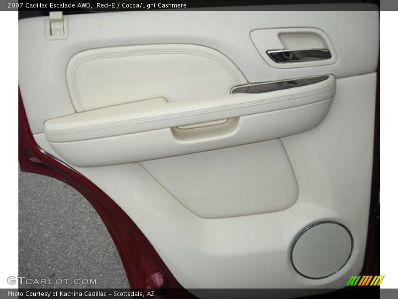 Red-E / Cocoa/Light Cashmere 2007 Cadillac Escalade AWD