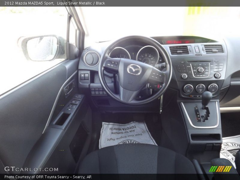 Liquid Silver Metallic / Black 2012 Mazda MAZDA5 Sport