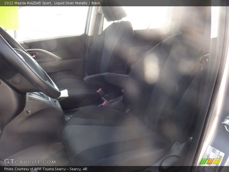 Liquid Silver Metallic / Black 2012 Mazda MAZDA5 Sport